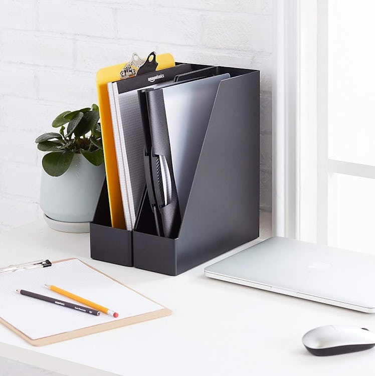 AmazonBasics Vertical File Holder (2-Pack)