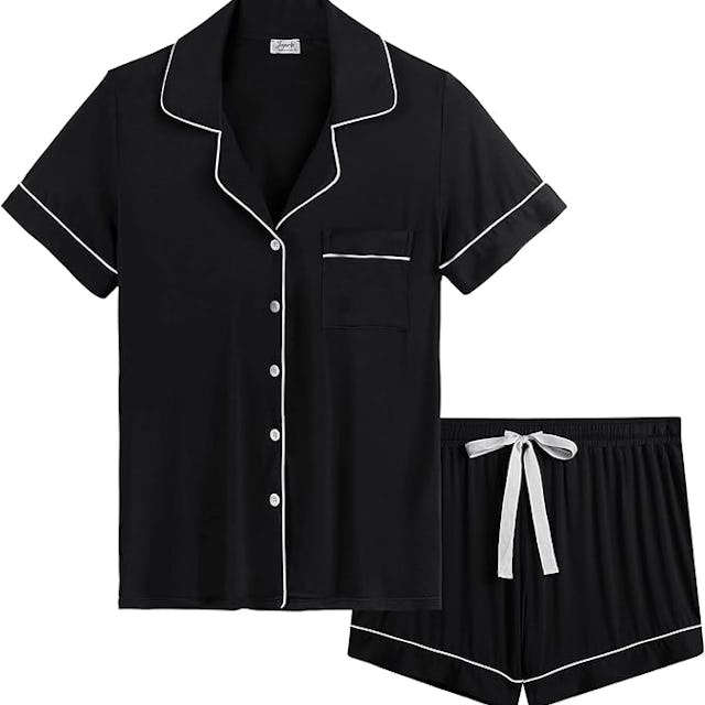 Cherrydew Cooling Bamboo Viscose PJ Shorts Set