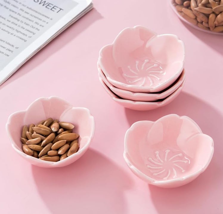 Jusalpha Cherry Blossom Sauce Dish (5-Pack)