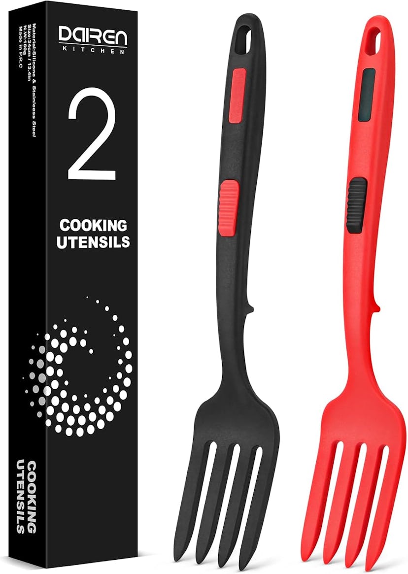 Silicone Flexible Cooking Fork (2-Pack)