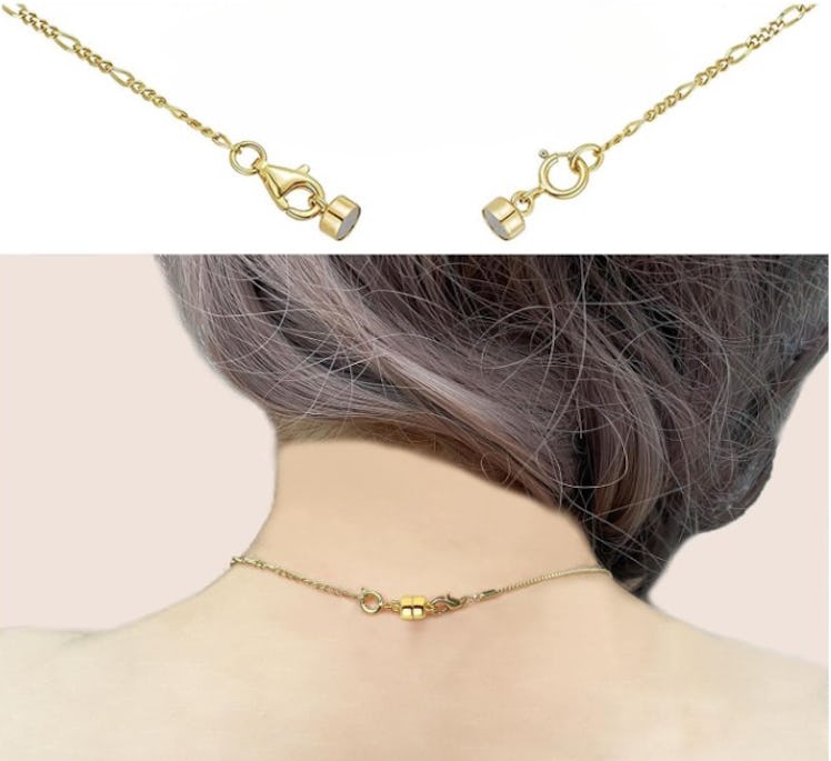  OHINGLT Magnetic Necklace Clasps (4-Pack)