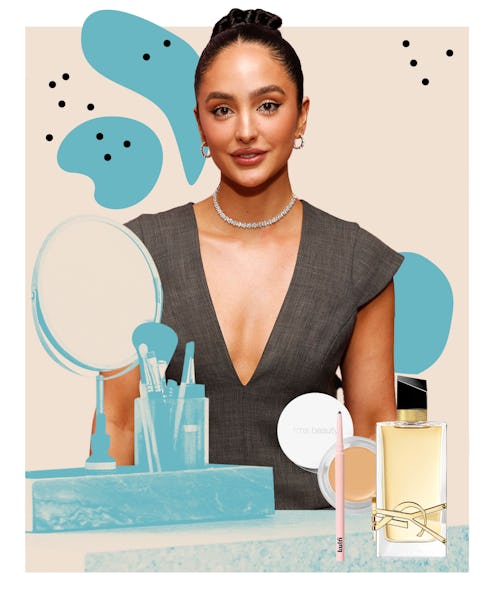 Ash K Holm's beauty routine includes a face oil and Patrick Ta eyeshadow palette.