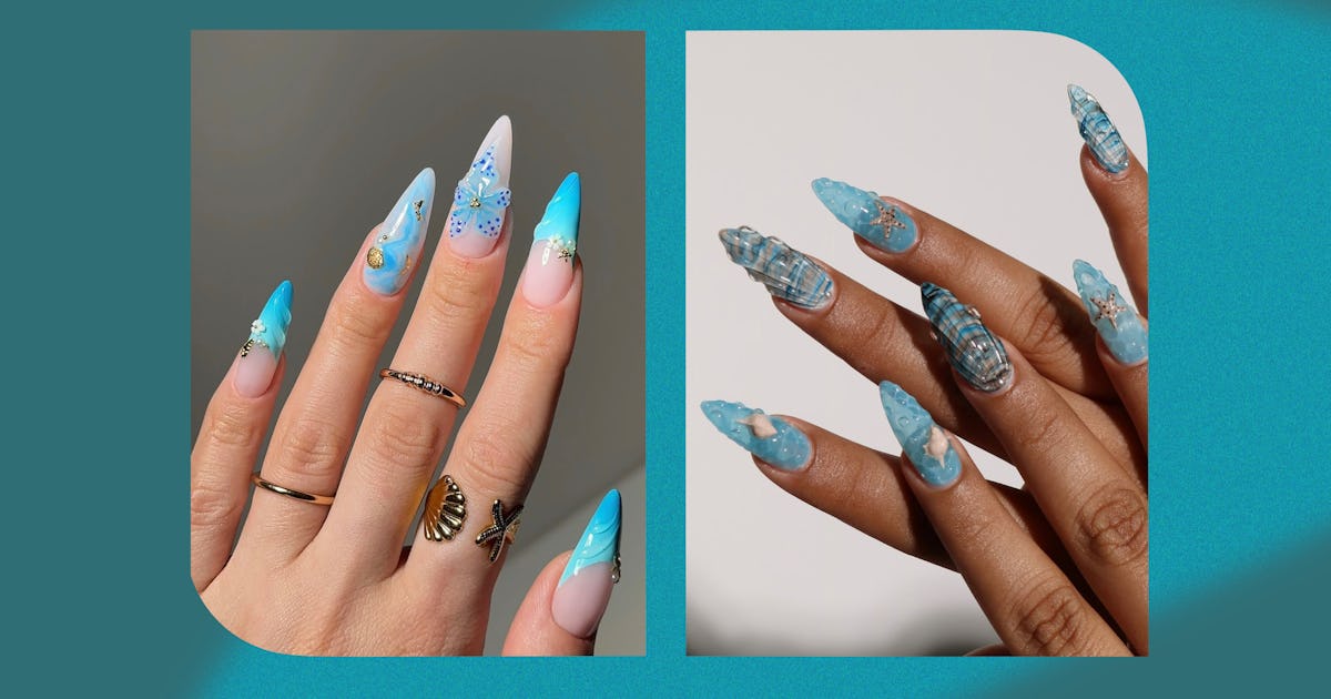 Seashell Tips, Starfish Decals, & 10 More Ocean-Inspired Nail Art Ideas