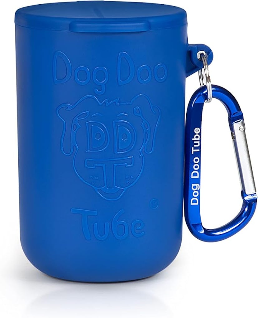 Dog Doo Tube Filled Dog Waste Bag Holder