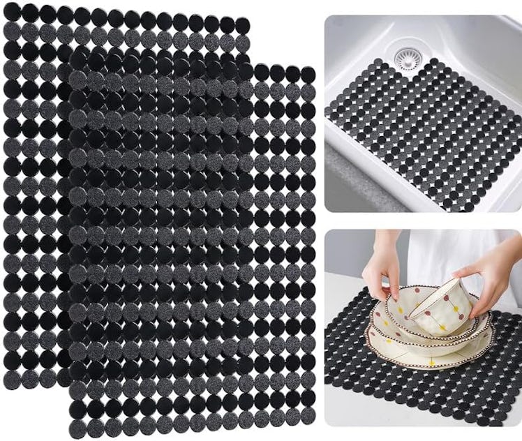 Bligli Adjustable Sink Protector Mat (2-Pack)