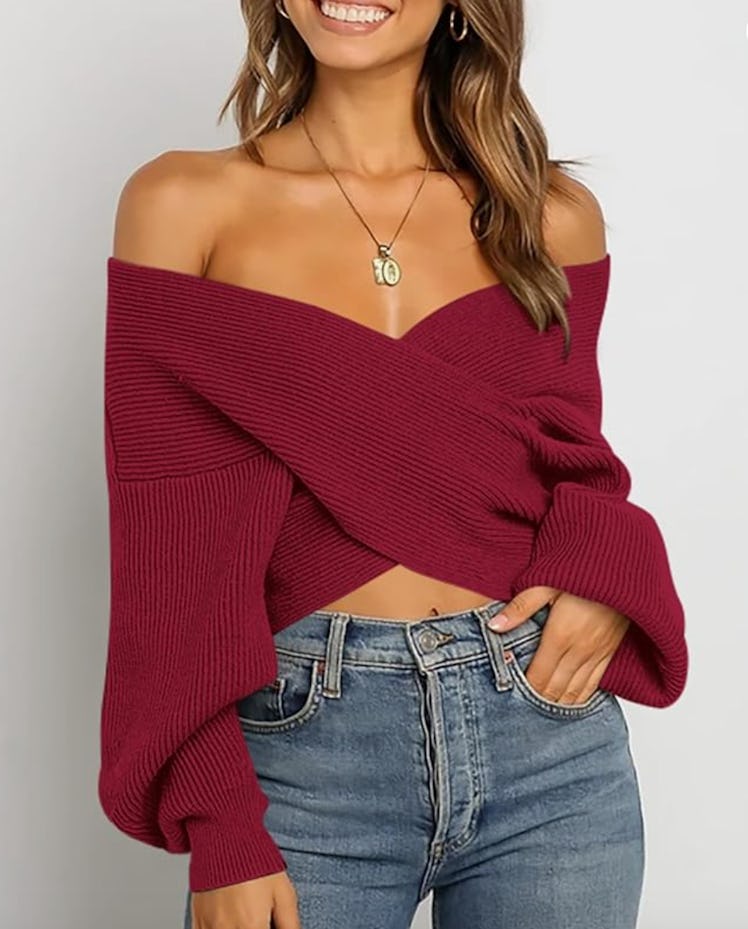 BTFBM Off The Shoulder Sweater 
