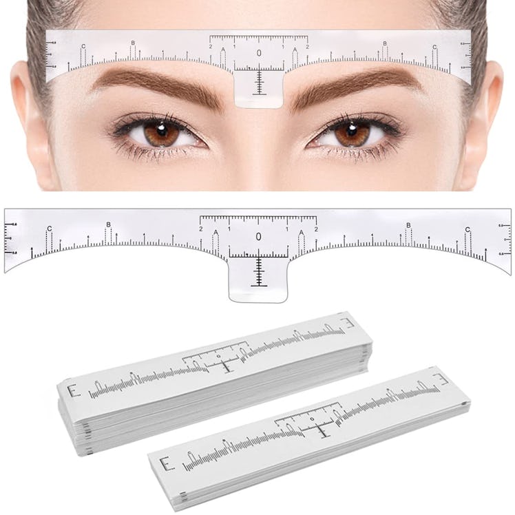 KINGMAS Eyebrow Ruler (100-Pack)