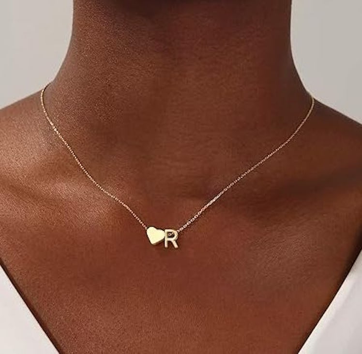 Turandoss Gold Initial Necklace
