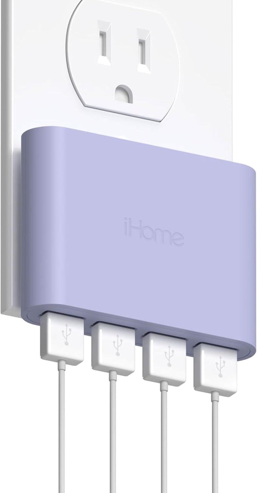 iHome Slim 4-Port USB Wall Charger