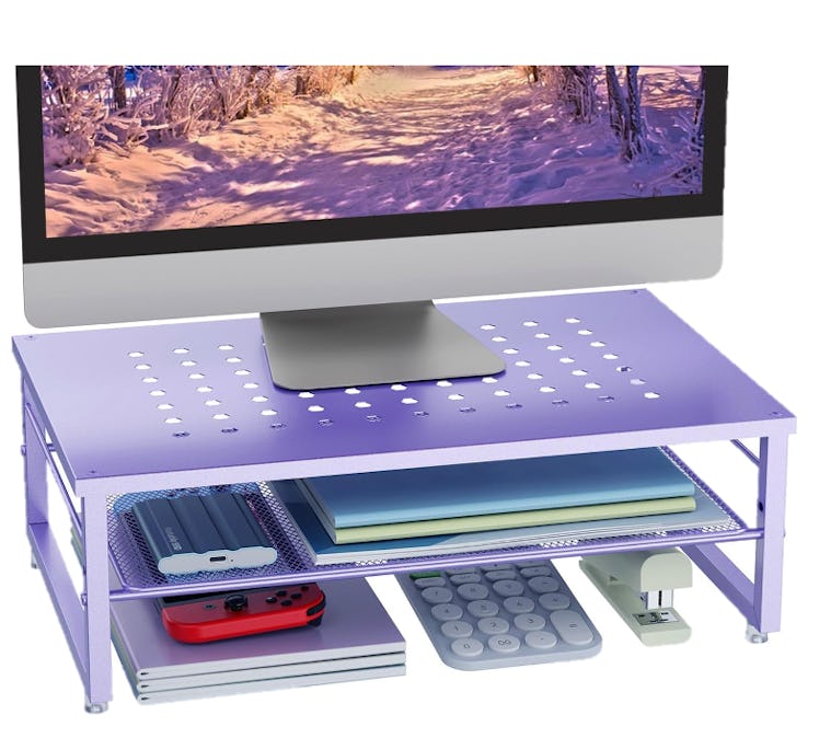 Gianotter 2-Tier Metal Monitor Riser