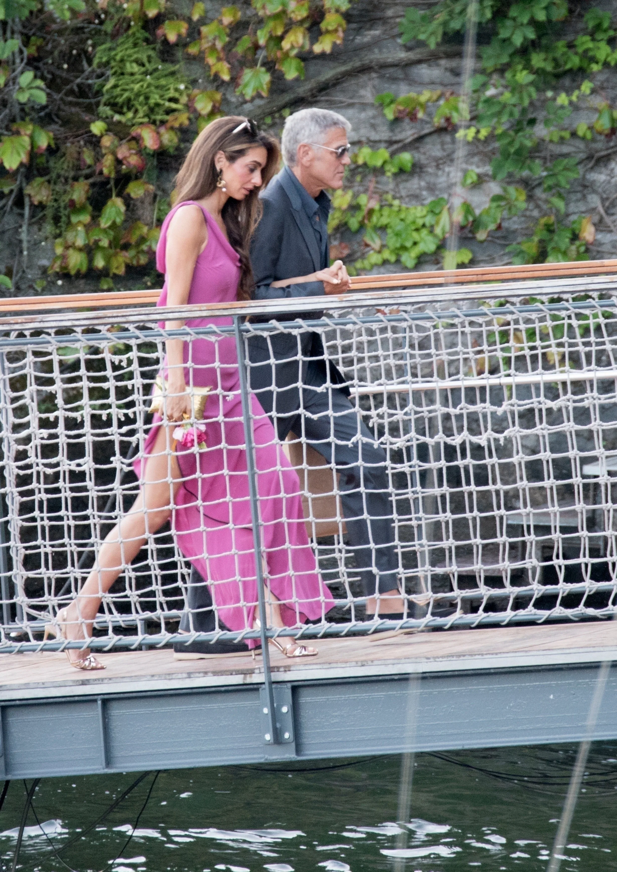 Amal Clooney's Leggy Vacation Dress Is Ready for Date Night & the Red Carpet