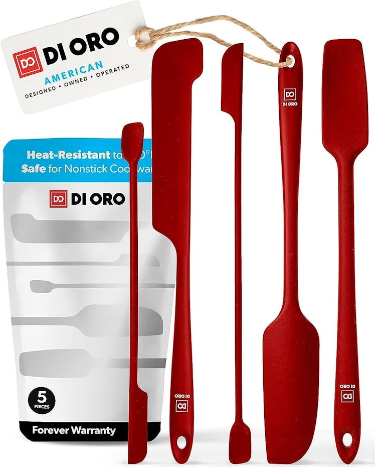 DI ORO Silicone Jar Spatulas (5 Pieces)