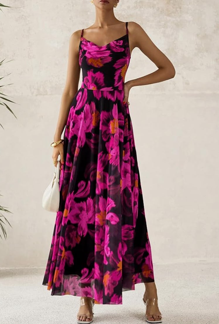 BTFBM Spaghetti Strap Maxi Dress