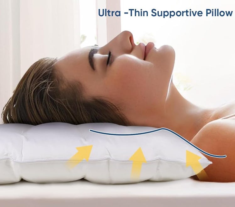 MINUPWELL Ultra Flat Pillow