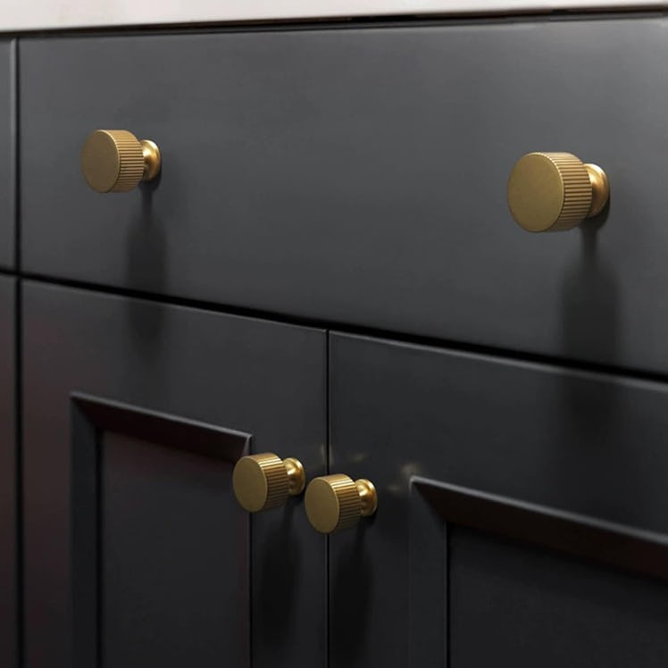 RZDEAL Solid Brass Cabinet Knobs (6-Pack)