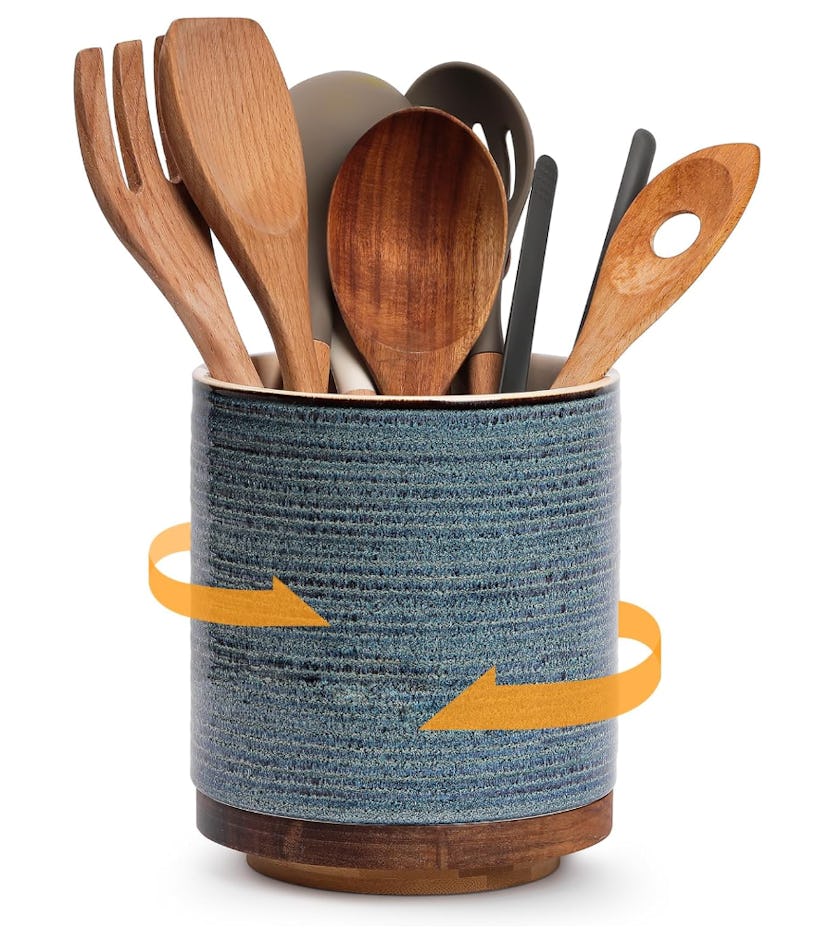 DOWAN Rotating Cooking Utensil Holder