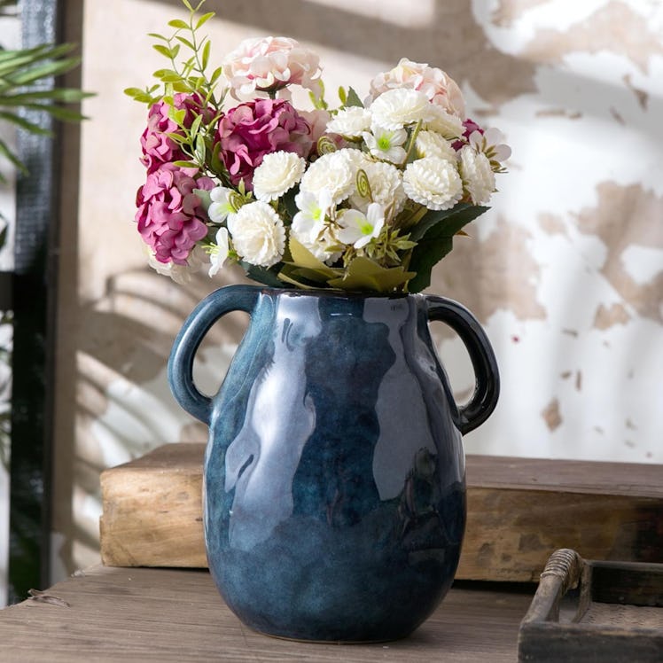 Sowlvenco Farmhouse Ceramic Vase 