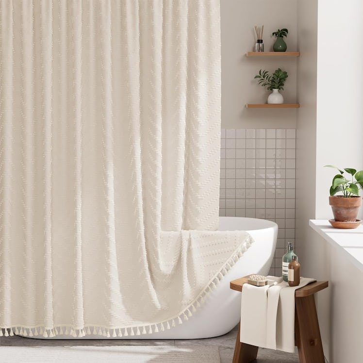 AmazerBath Farmhouse Shower Curtain 