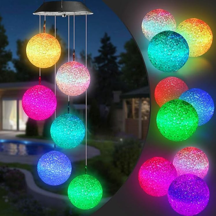 Toodour Color Changing Wind Chime