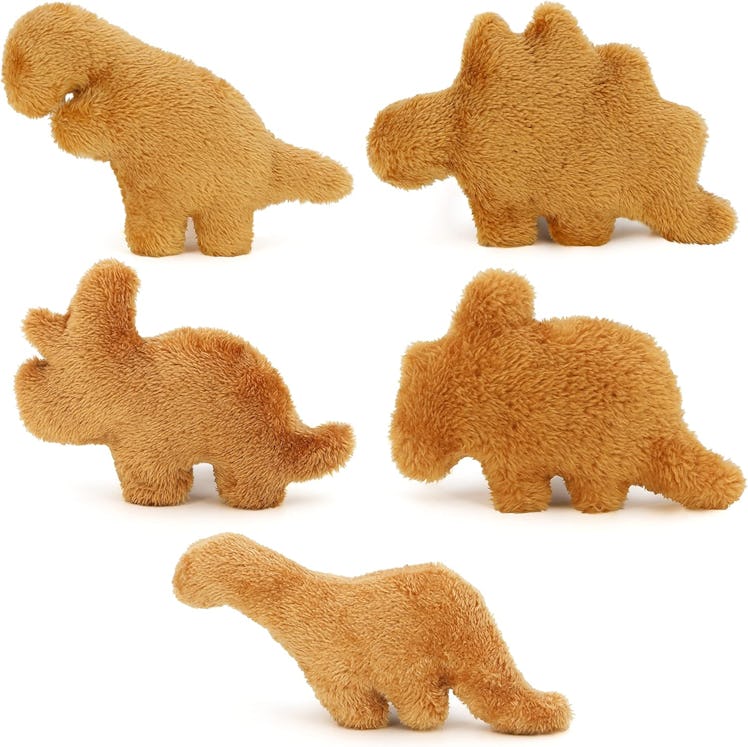 UNIMV Mini Dino Chicken Nugget Plush (5 Pieces)