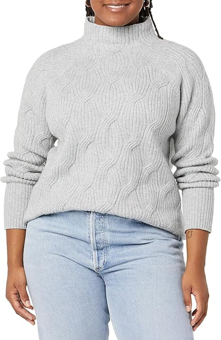 Amazon Essentials Soft Touch Funnel-Neck Sweater