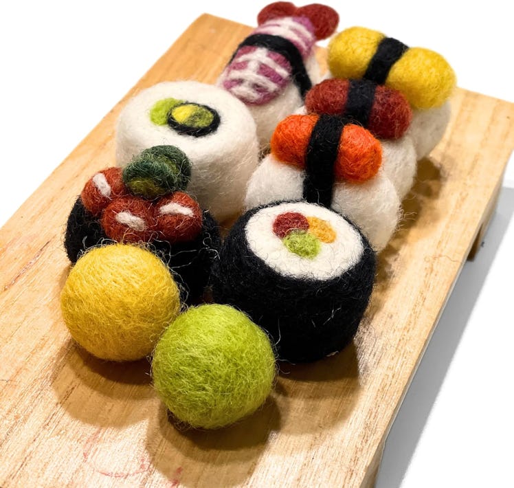 Woolbuddy Cat Sushi Toy Set (8 Pieces)
