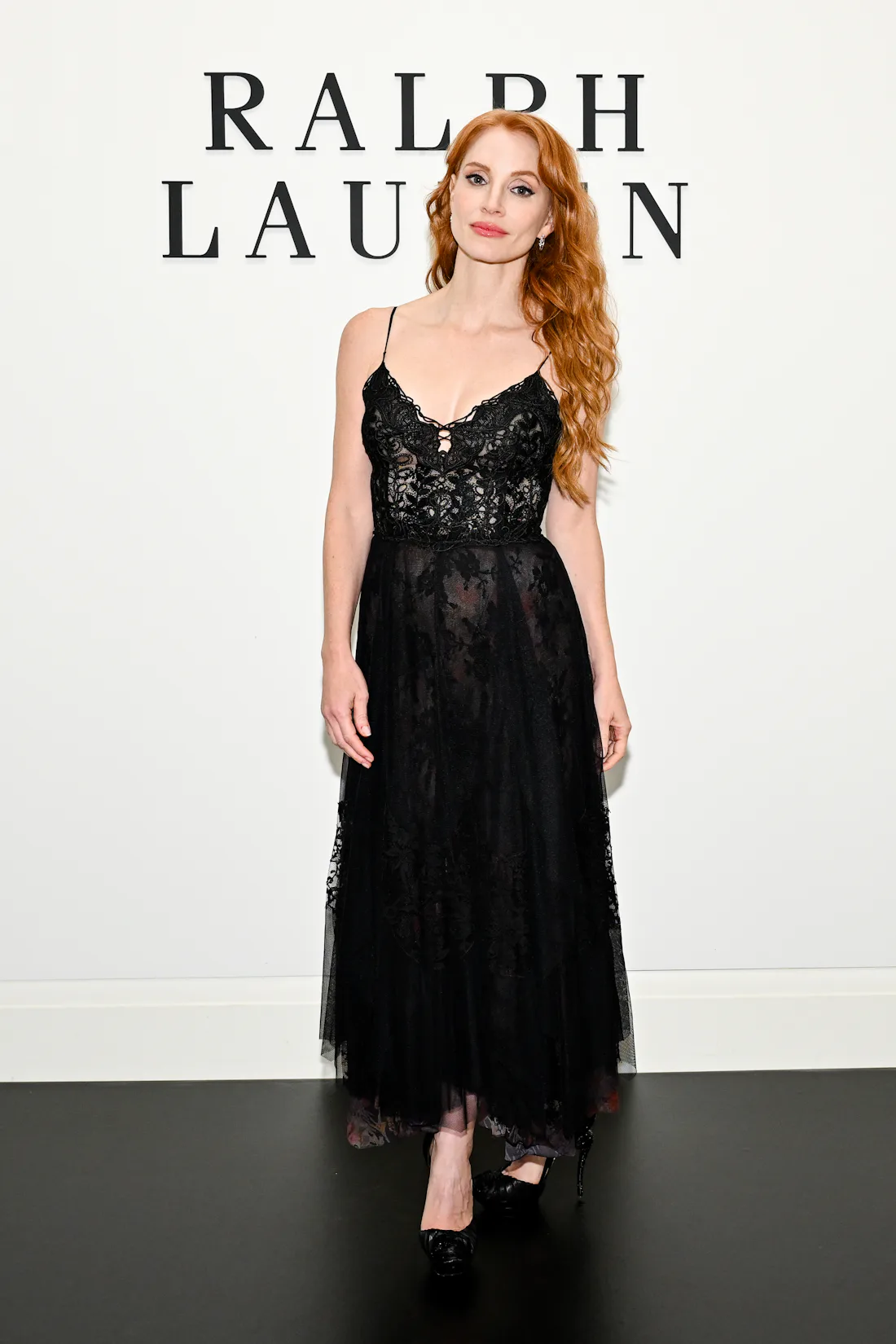 Elsa Hosk, Laura Dern, & More Front Row Stars At Ralph Lauren's NYFW Show