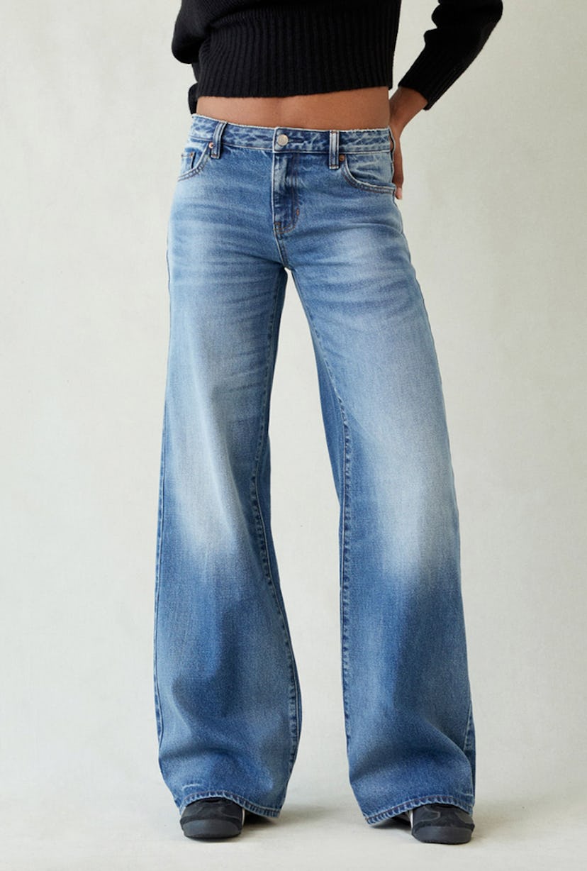 Pacsun Casey Low Rise Baggy Jeans Medium Indigo