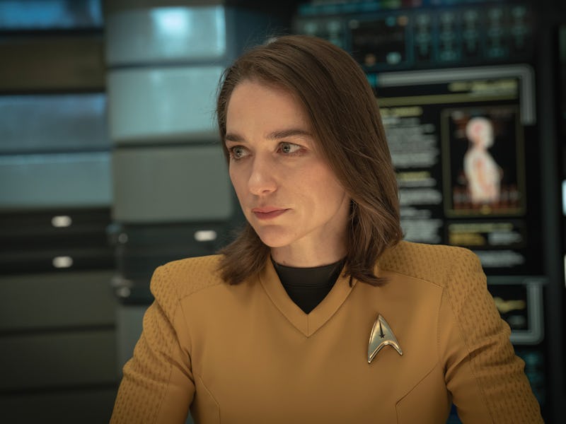 Melanie Scrofano as Batel in season 3, Episode 10 of Strange New Worlds streaming on Paramount+. Pho...