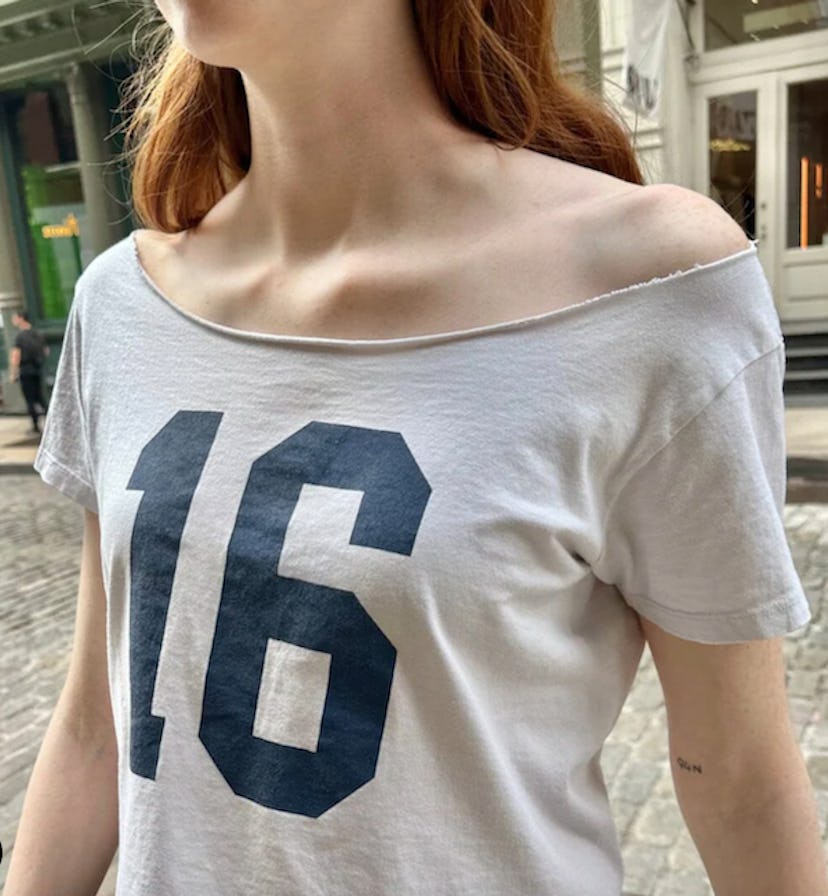 Brandy Melville Numbered Graphic Tee 