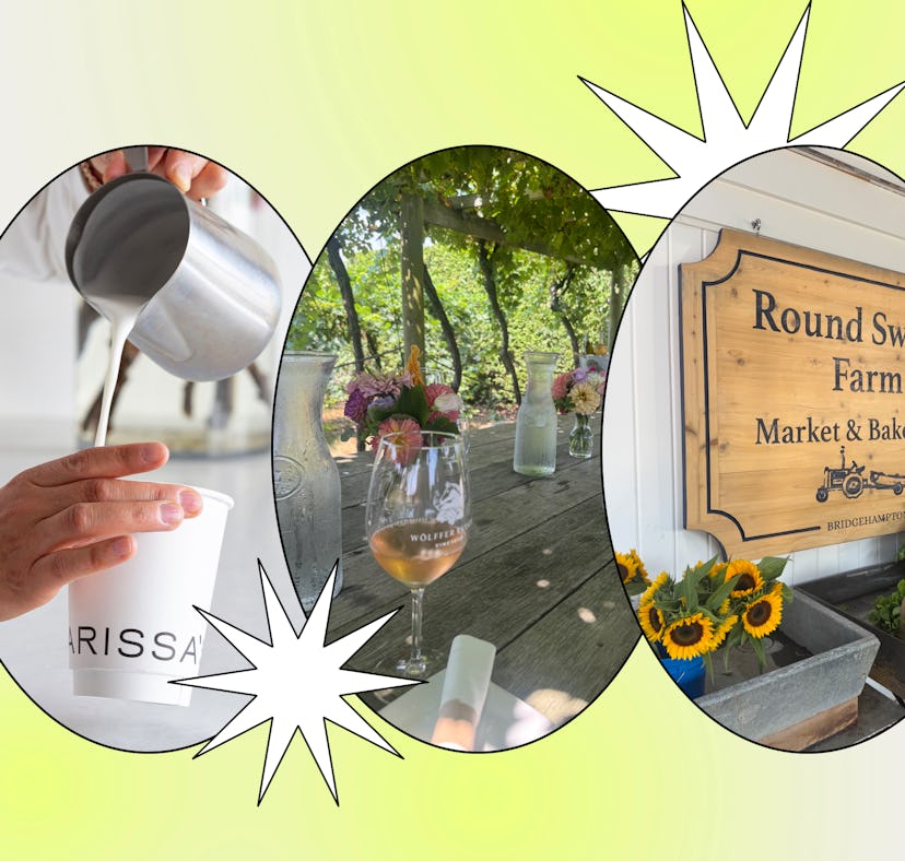 I took a celebrity-inspired day trip to the Hamptons, stopping at Carissa's, Wolffer Estate, and Rou...