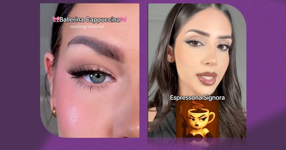 The Latest Food-Inspired Beauty Trend? "Ballerina Cappuccino" Makeup