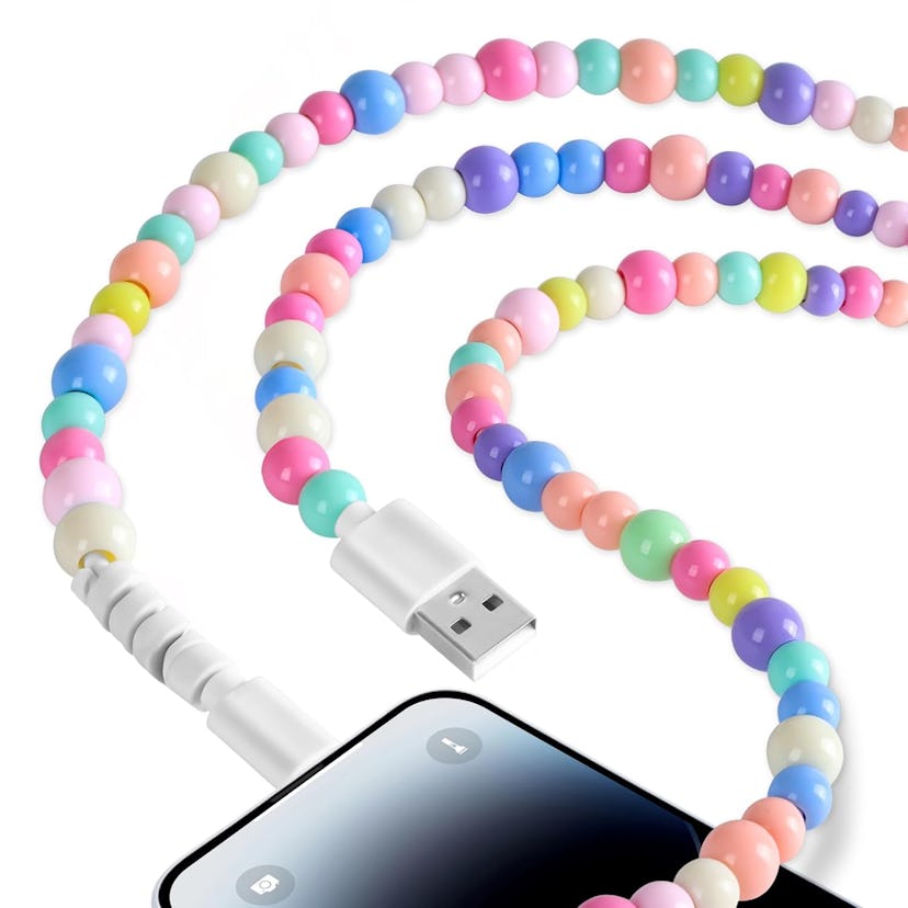 COZYEXPR Beaded USB Charging Cable 