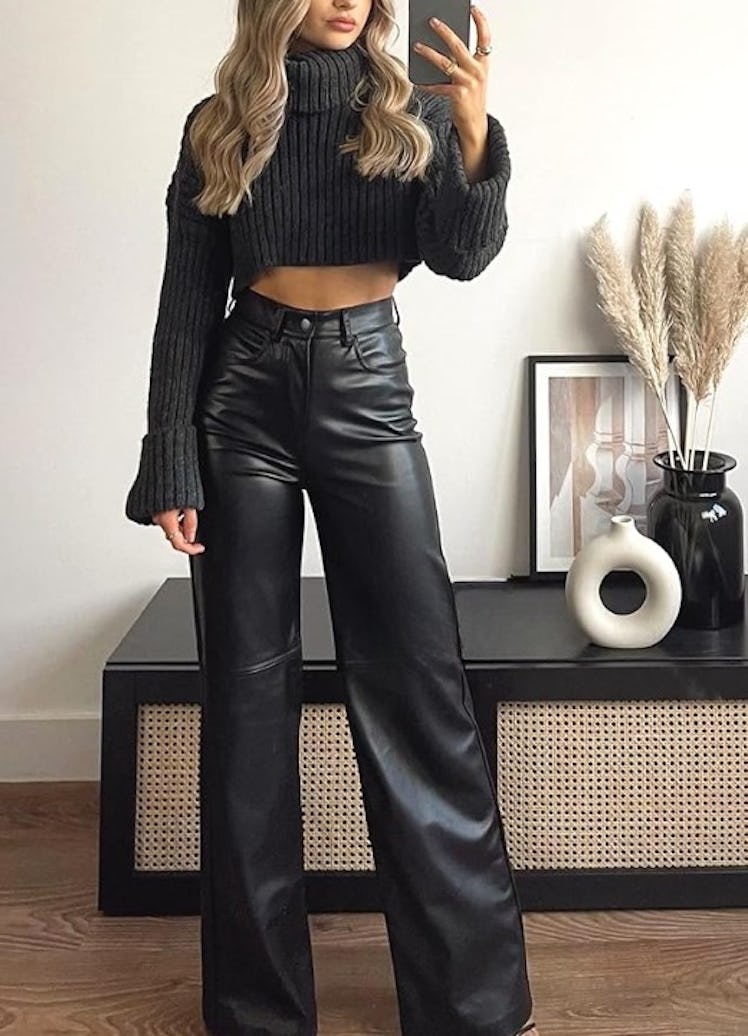 Navneet Faux Leather Pants