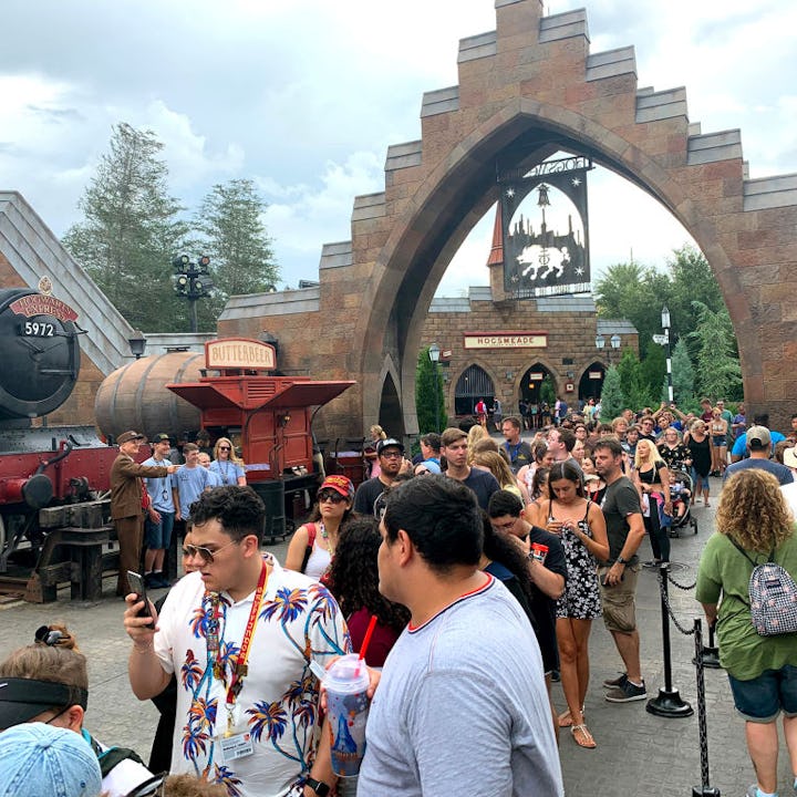 Hagrid's Magical Creatures Motorbike Adventure opened to the public for the first time the morning o...