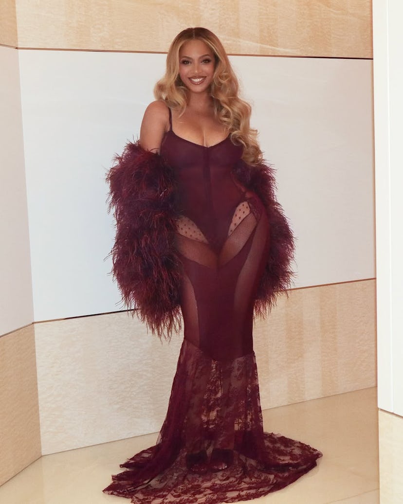 Beyoncé's thong-baring sheer dress