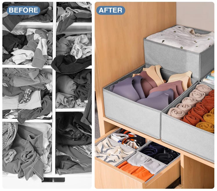 Criusia Clothing Drawer Organizers (12-Pack)