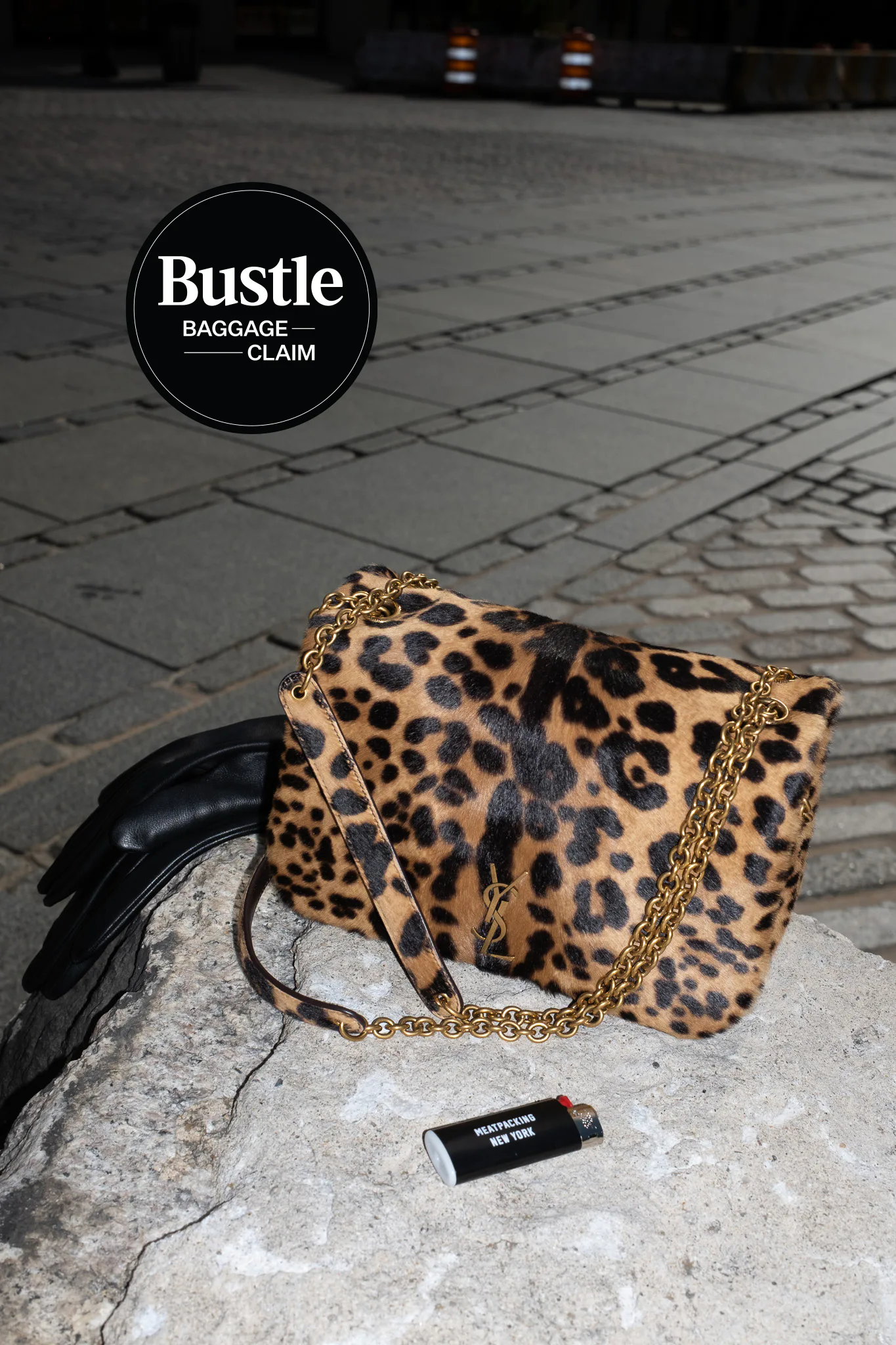 This Leopard Saint Laurent Bag Hits All The Right Spots