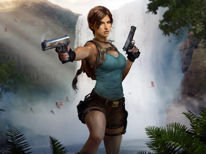 Lara Croft's most recent redesign.