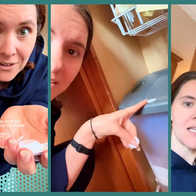 A woman on TikTok illustrates how she uses NFC tags to automate daily tasks.