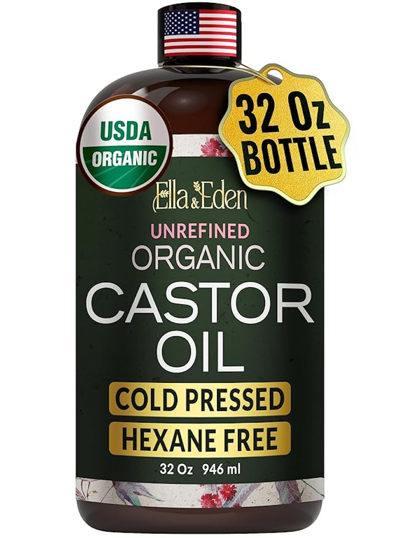 Ella & Eden Organic Castor Oil, 32 oz.