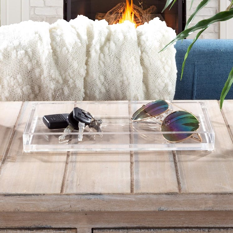 Lavish Home Clear Acrylic Tray Organizer