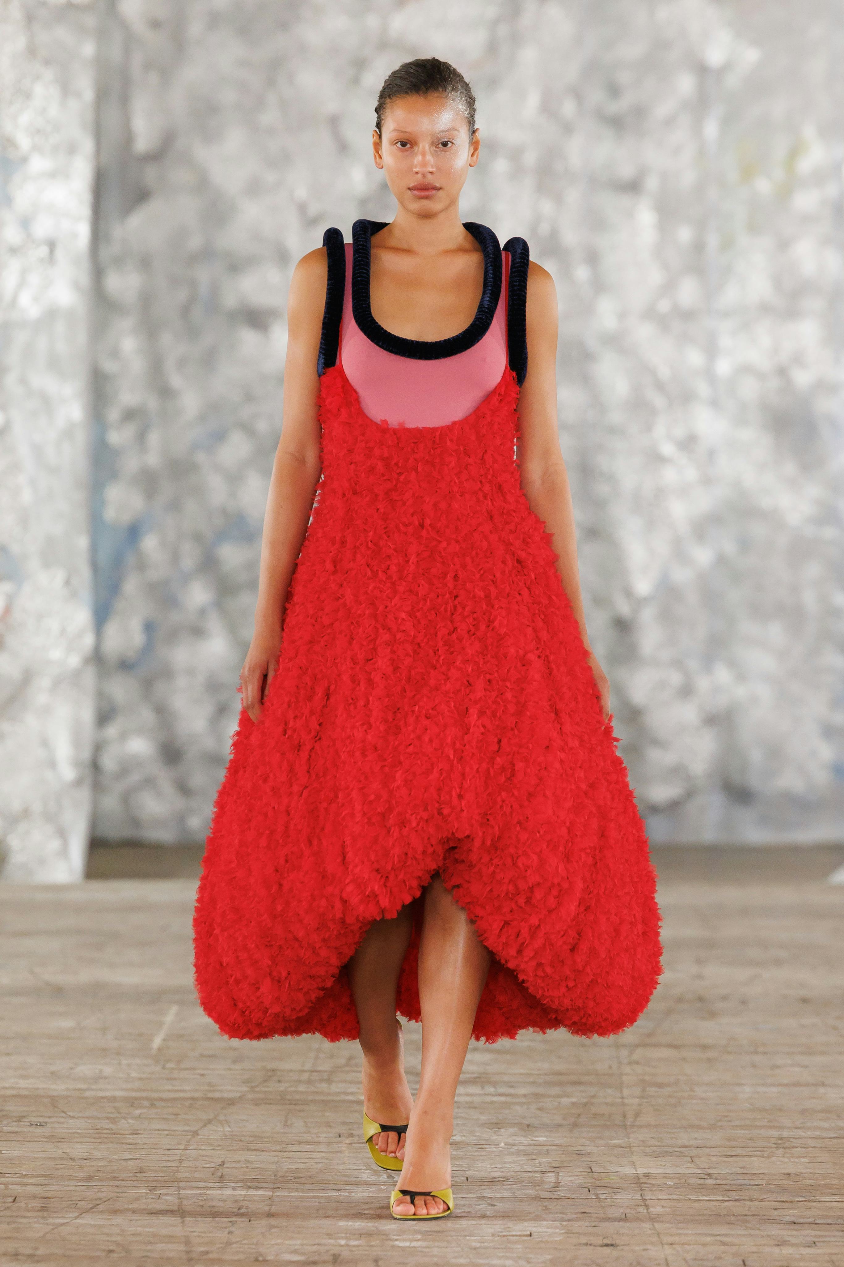 A look from Diotima's spring 2026 show. 