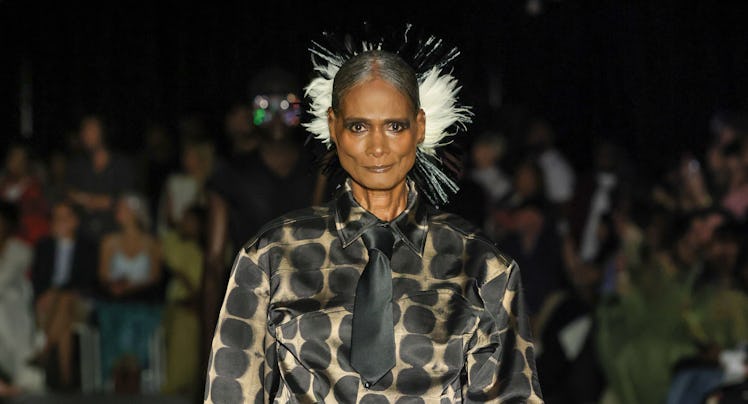 Model on the runway at the Luar fashion show as part of Spring/Summer 2026 New York Fashion Week on ...