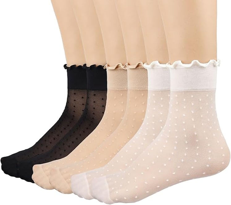 Mcool Mary Sheer Ruffle Socks (12 Pairs)