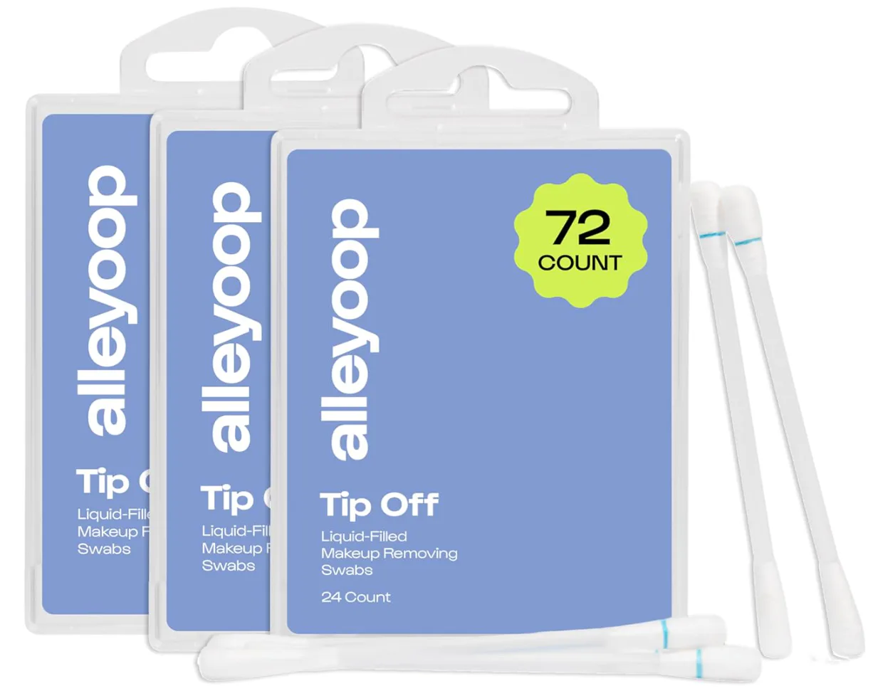 ALLEYOOP Makeup Removing Swabs (72 Count)