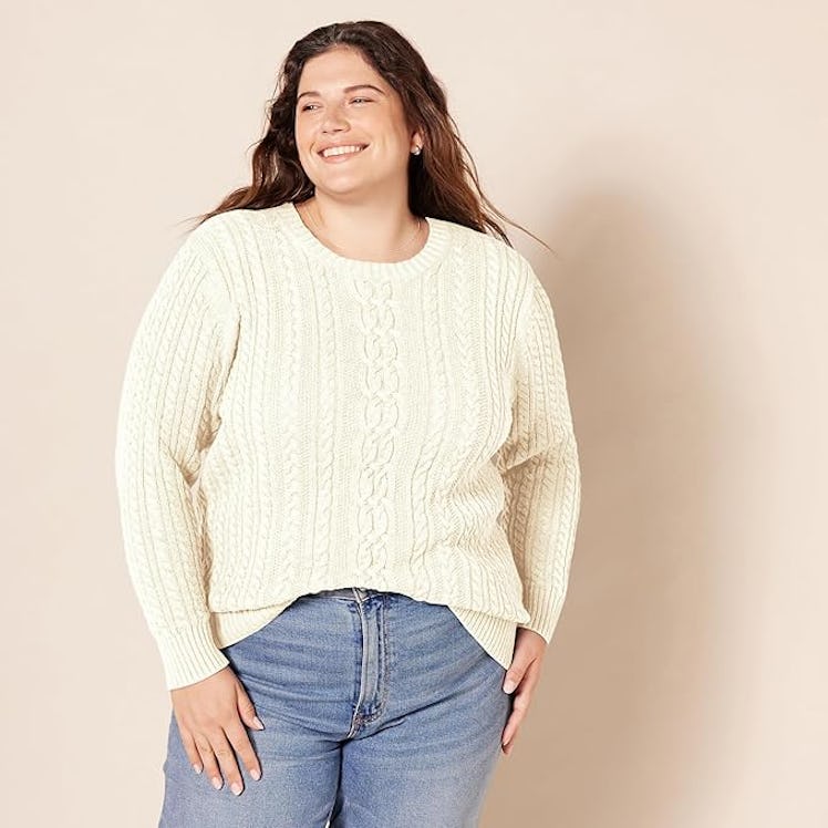Amazon Essentials Fisherman Cable Sweater 