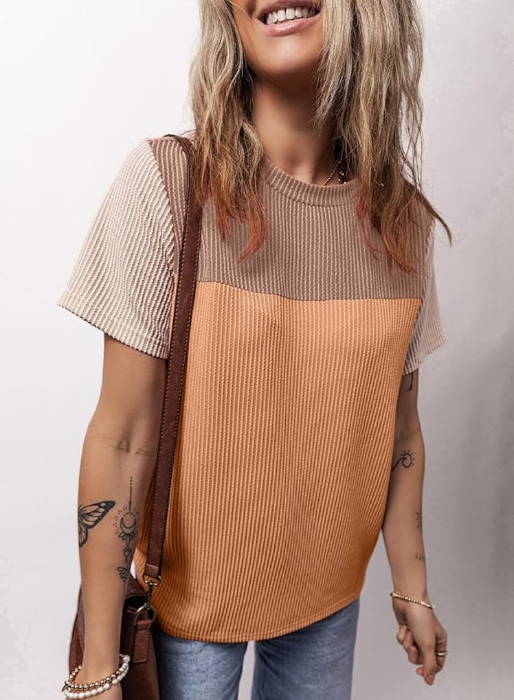 Dokotoo Color Block T-Shirt