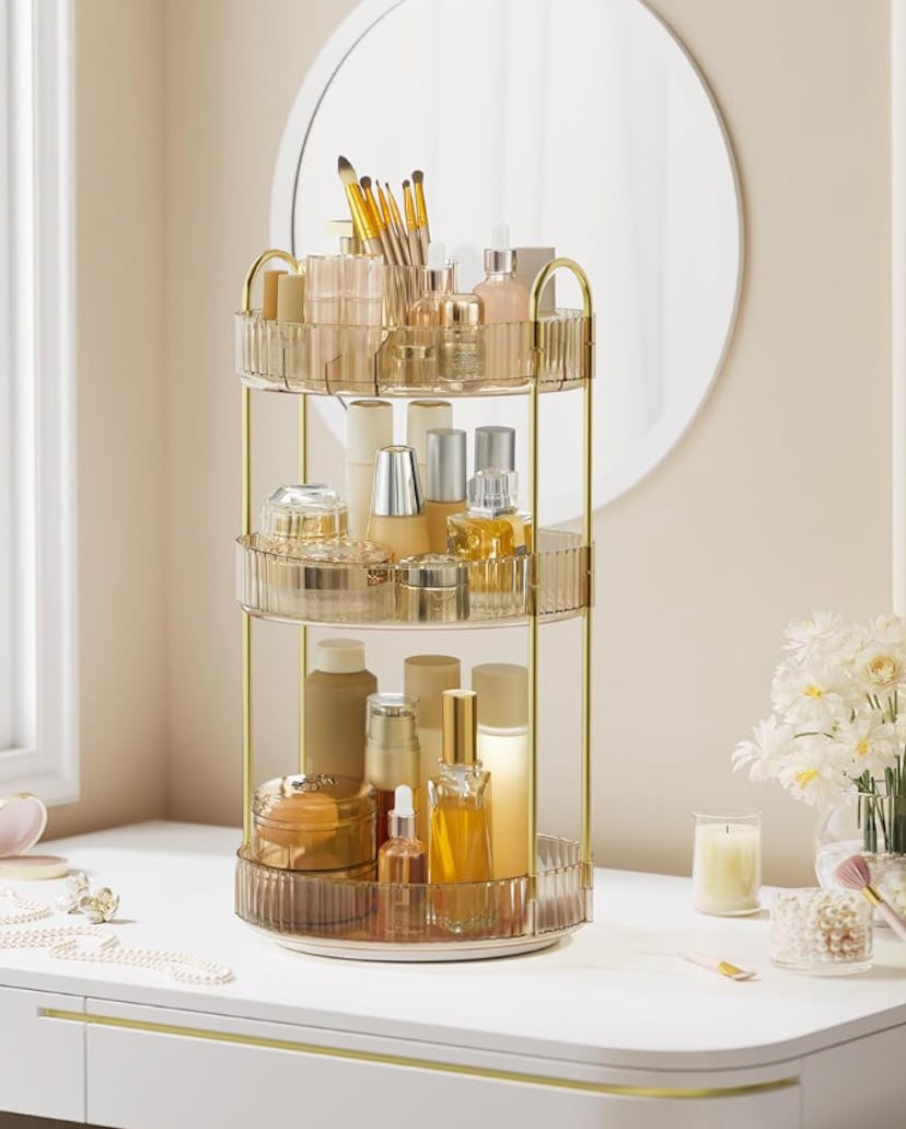 SONGMICS Rotating Makeup Organizer