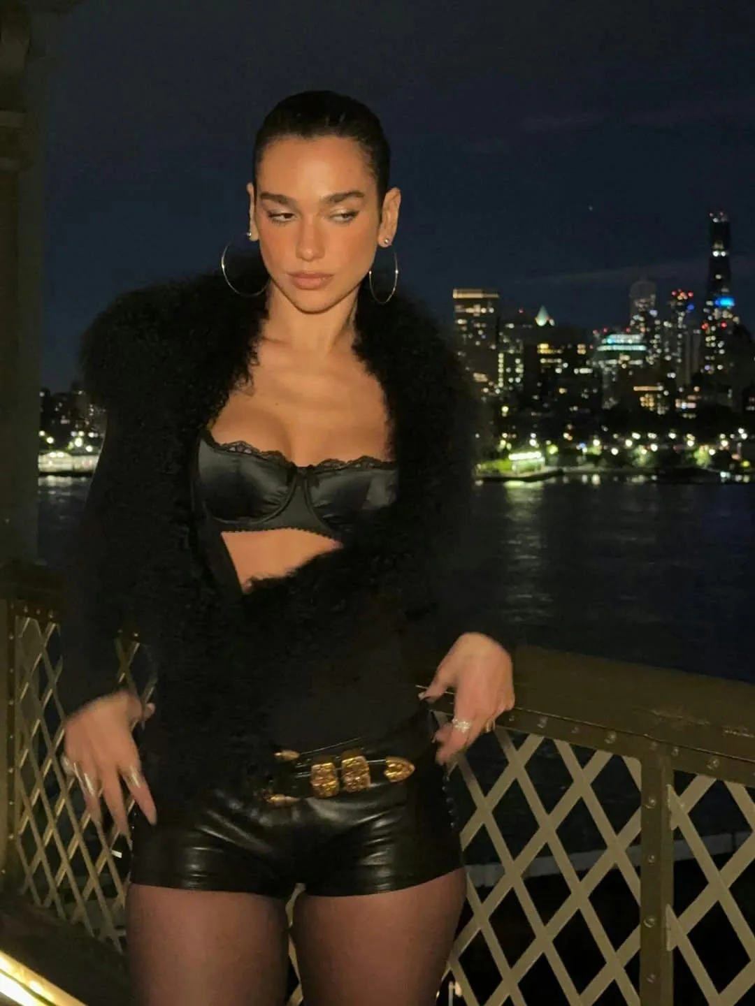 Dua Lipa's Penny Lane Coat Comes With a Lingerie Twist